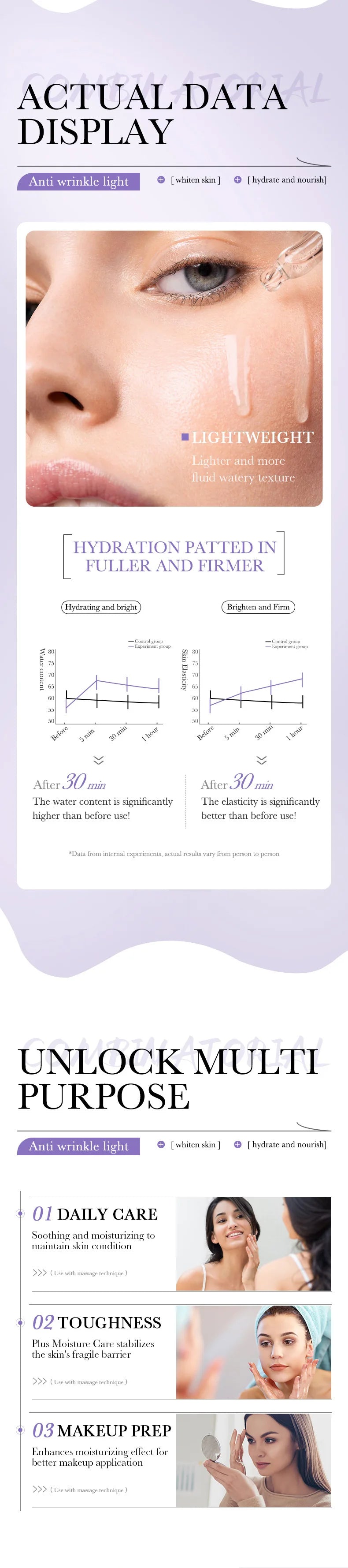 3pcs BIOAQUA Vitamin C Retinol Hyaluronic Acid Serum Face Moisturizing Anti Wrinkle Whitening Facial Essence Skin Care Products