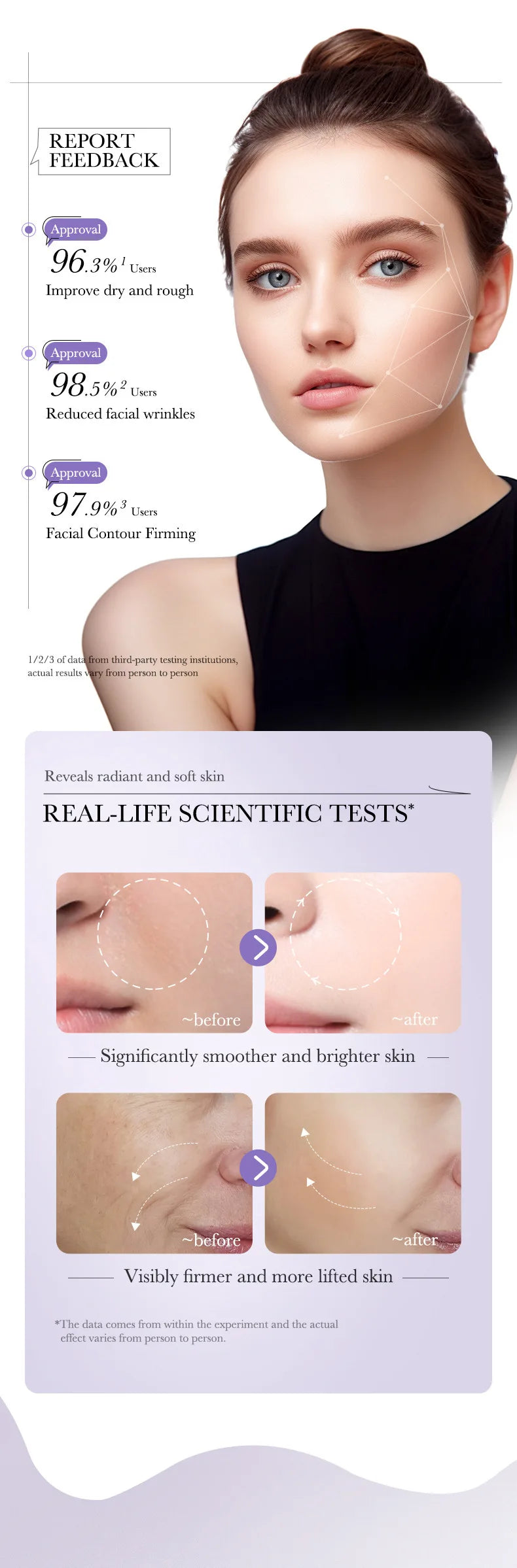 3pcs BIOAQUA Vitamin C Retinol Hyaluronic Acid Serum Face Moisturizing Anti Wrinkle Whitening Facial Essence Skin Care Products